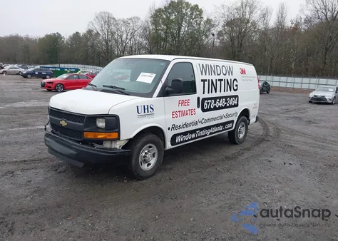 2016 Chevrolet Express 2500 Work Van from USA, damaged, VIN 1GCWGAFF4G1166534